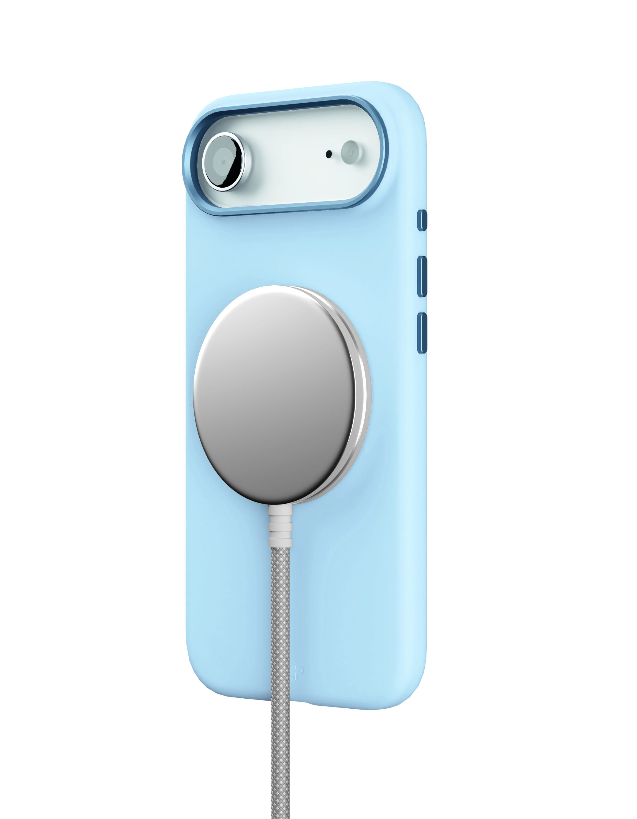 Фото Чехол защитный VLP Aster Pro Case с MagSafe для iPhone 17 Air, голубой На фото изображено Чехол защитный VLP Aster Pro Case с MagSafe для iPhone 17 Air, голубой