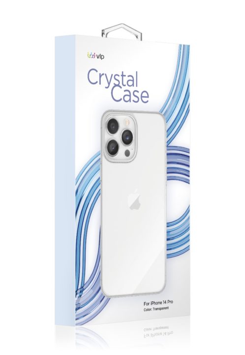 Чехол защитный VLP Crystal case для iPhone 14 Pro, прозрачный
