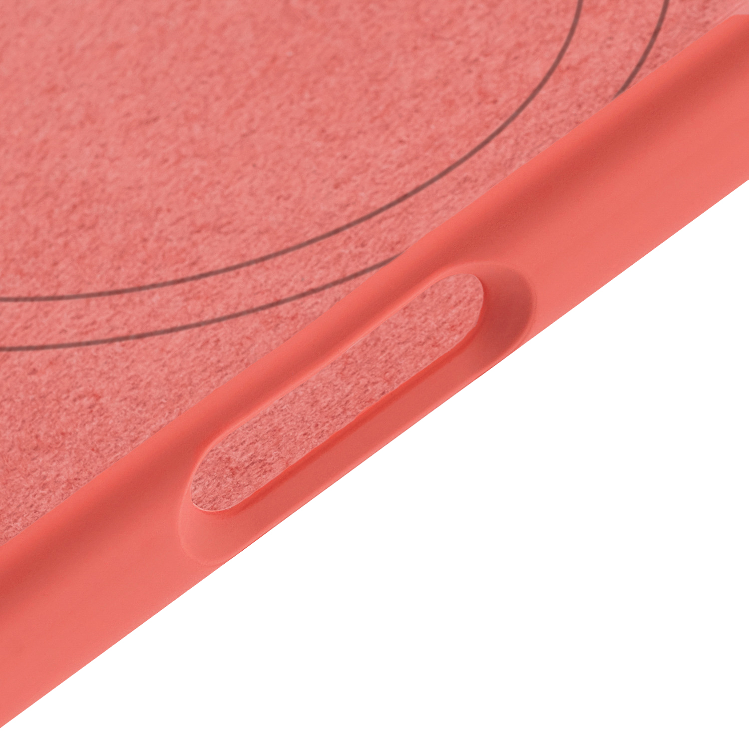 Фото Чехол защитный uBear Touch Mag Case для iPhone 17 MagSafe, коралловый На фото изображено Чехол защитный uBear Touch Mag Case для iPhone 17 MagSafe, коралловый