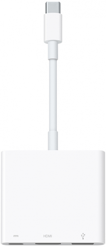 Адаптер Apple USB-C Digital AV Multiport, белый Адаптер Apple USB-C Digital AV Multiport, белый