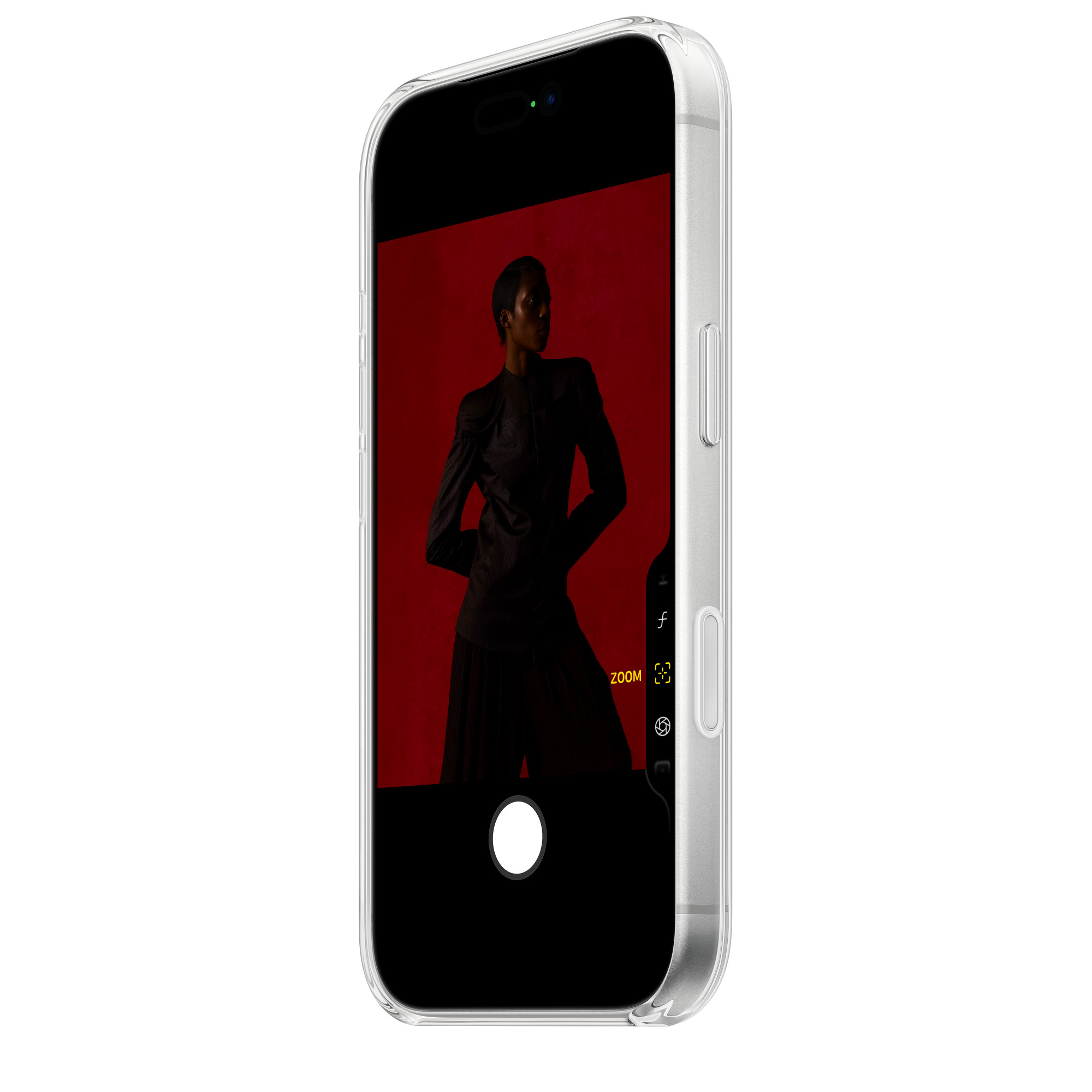 На фото изображено Чехол защитный Apple Clear Case with MagSafe для iPhone 17 Pro, прозрачный