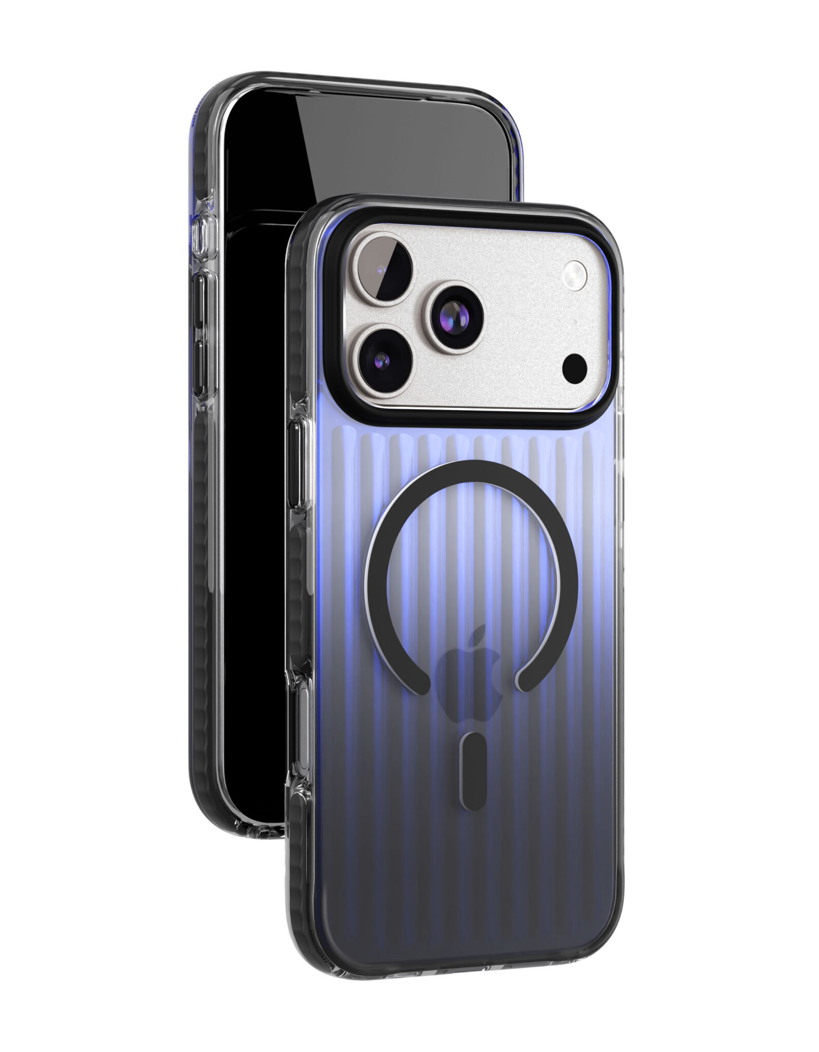 Фото Чехол защитный VLP Pulse Case с MagSafe для iPhone 17 Pro Max, черный На фото изображено Чехол защитный VLP Pulse Case с MagSafe для iPhone 17 Pro Max, черный