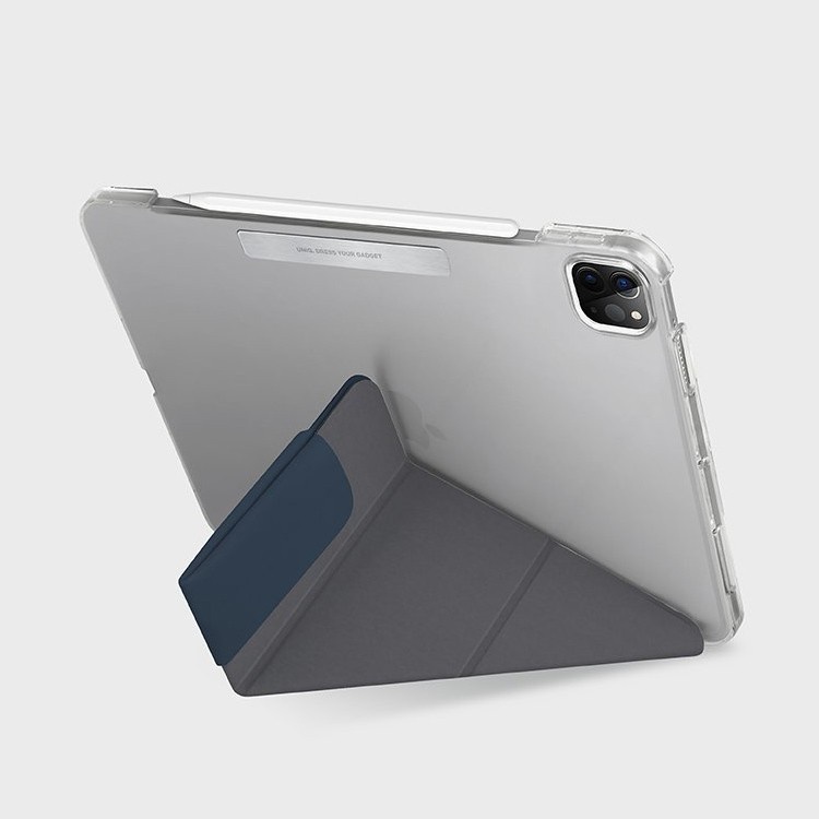Чехол Uniq для iPad Pro 12,9" (2022/21) Camden Anti-microbial, синий