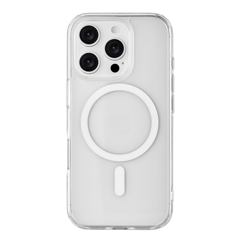 Чехол защитный uBear Real Mag Case для iPhone 16 Pro, усиленный, прозрачный Чехол защитный uBear Real Mag Case для iPhone 16 Pro, усиленный, прозрачный