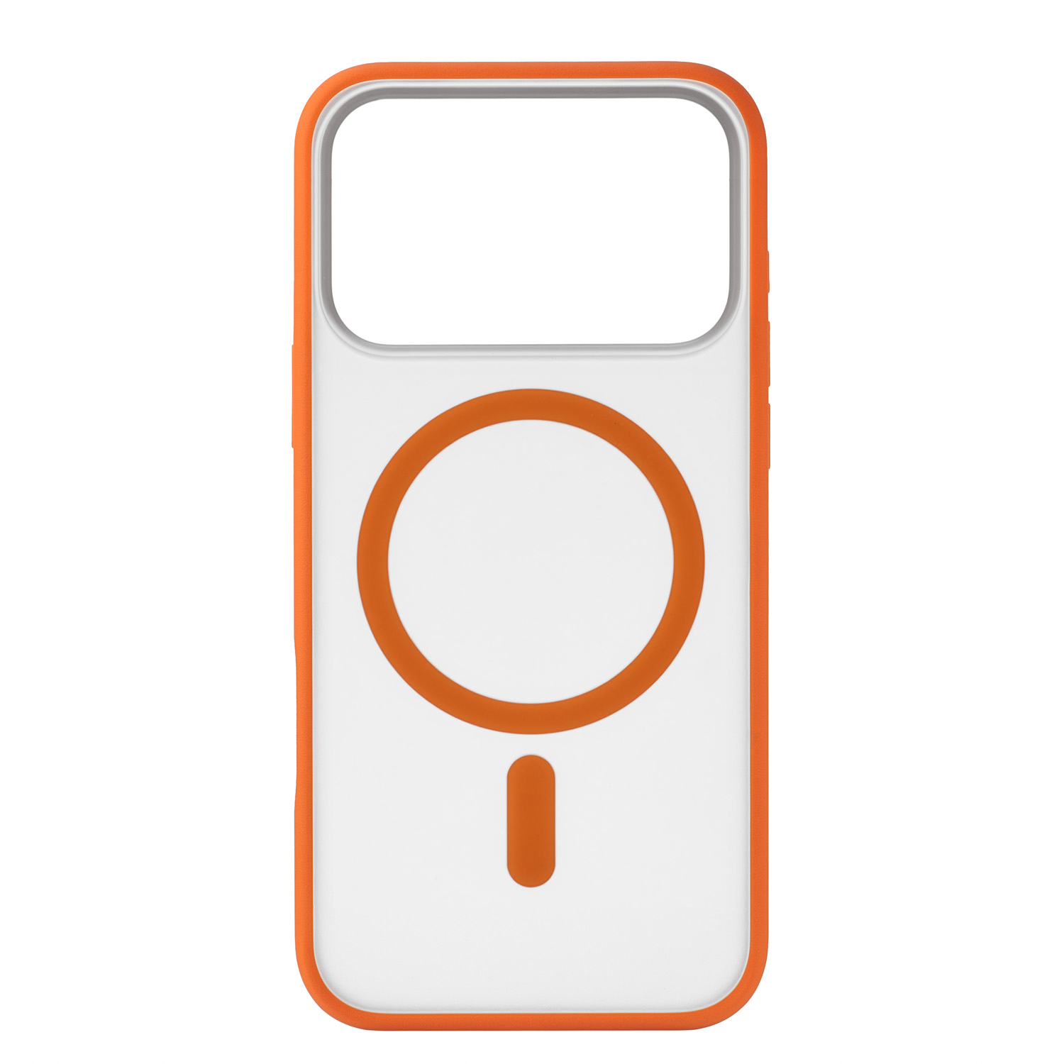 Фото Чехол защитный uBear Cloud Mag Case для iPhone 17 Pro, MagSafe, оранжевый На фото изображено Чехол защитный uBear Cloud Mag Case для iPhone 17 Pro, MagSafe, оранжевый