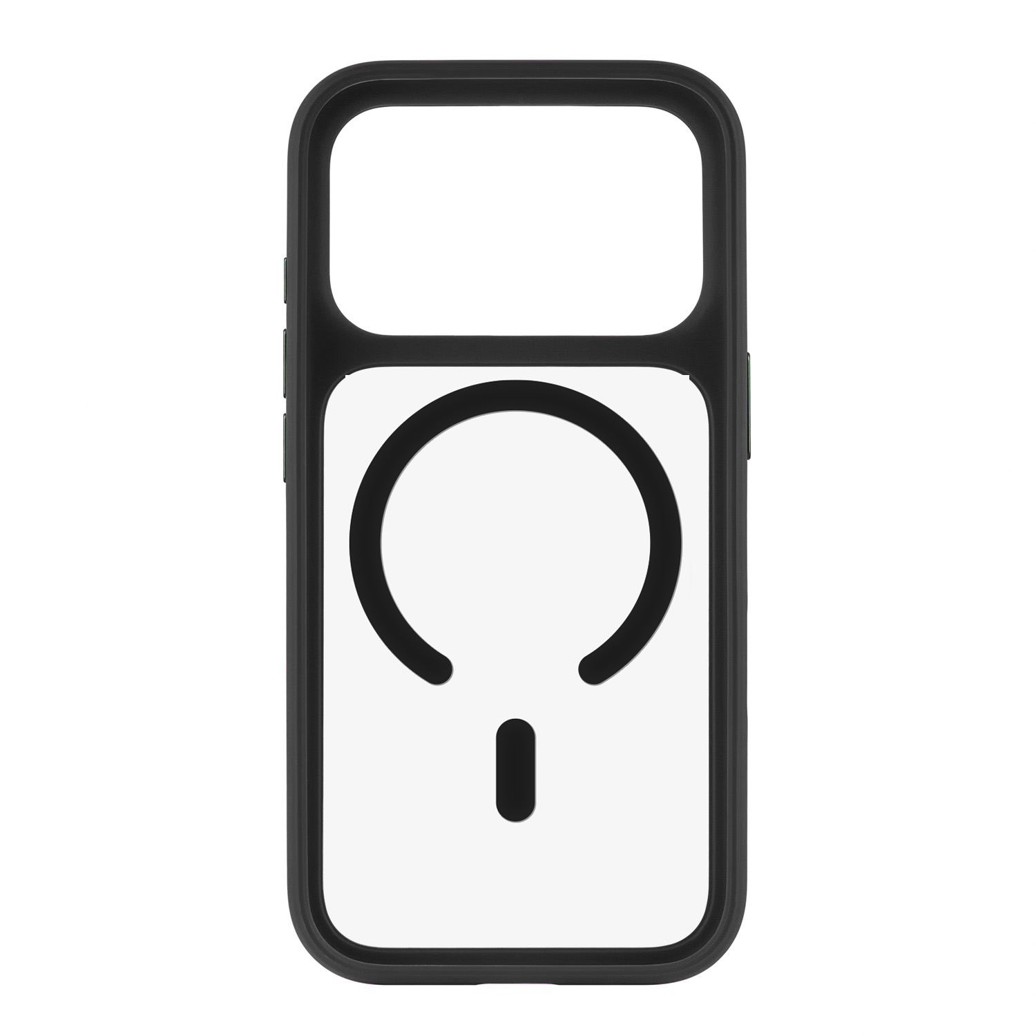 Фото Чехол защитный uBear Shade Case для iPhone 17 Pro, MagSafe, чёрный На фото изображено Чехол защитный uBear Shade Case для iPhone 17 Pro, MagSafe, чёрный
