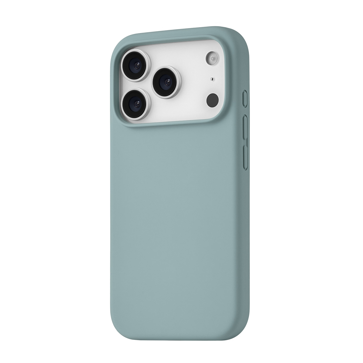 Фото Чехол защитный uBear Touch Mag Case для iPhone 17 Pro, MagSafe, холодная мята На фото изображено Чехол защитный uBear Touch Mag Case для iPhone 17 Pro, MagSafe, холодная мята