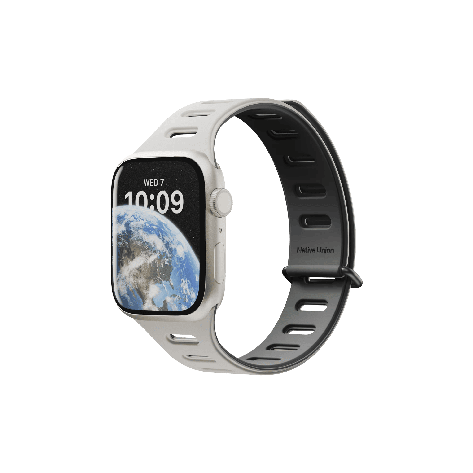 Ремешок Native Union для Apple Watch Magnetic 42/44/45/49мм,черный/серый