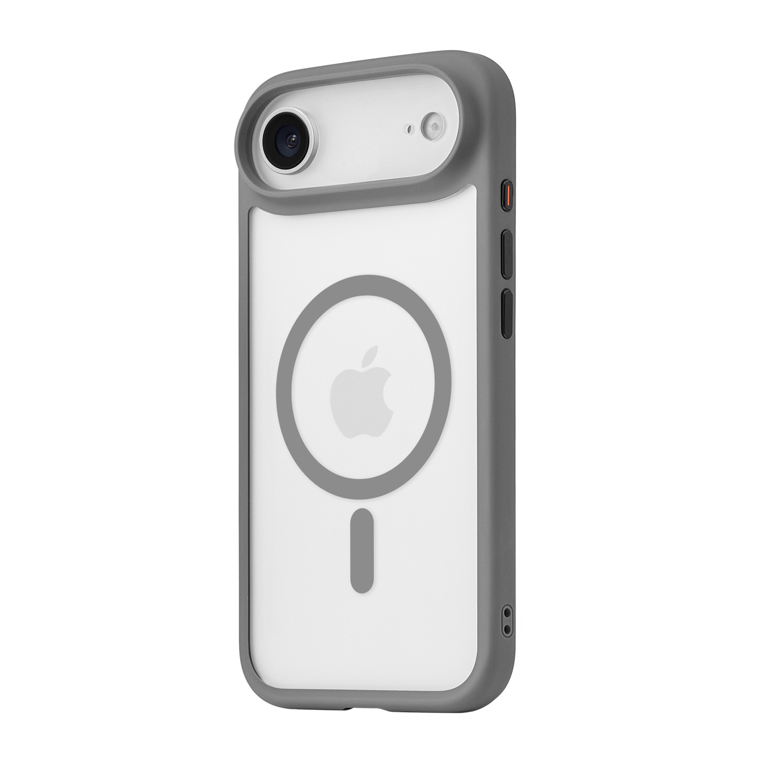 На фото изображено Чехол защитный uBear Shade Case для iPhone Air, серый