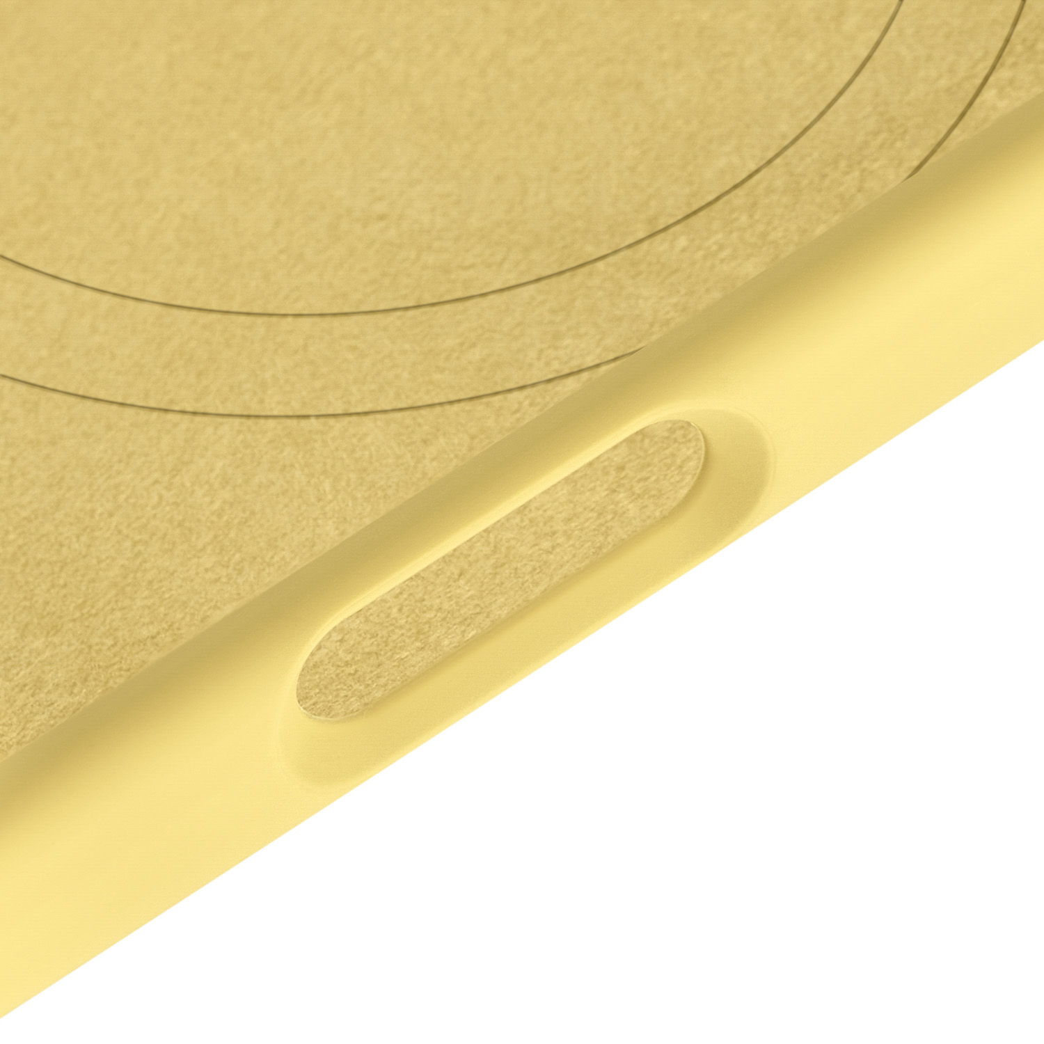 Фото Чехол защитный uBear Touch Mag Case для iPhone 17 Pro Max, MagSafe, светло-жёлтый На фото изображено Чехол защитный uBear Touch Mag Case для iPhone 17 Pro Max, MagSafe, светло-жёлтый