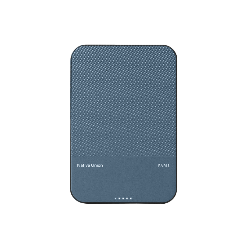 Внешний аккумулятор MagSafe Native Union (Re)Classic Power Bank 5000mAh, синий