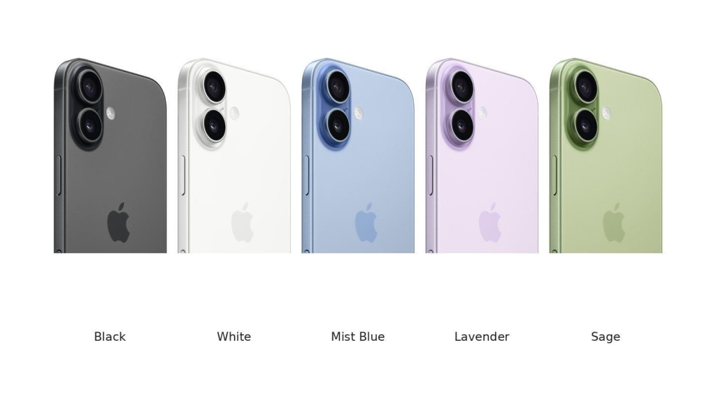 iPhone 17 в цветах Black, White, Mist Blue, Lavender и Sage – гарантия 2 года rebro iPhone 17 в цветах Black, White, Mist Blue, Lavender и Sage – гарантия 2 года rebro