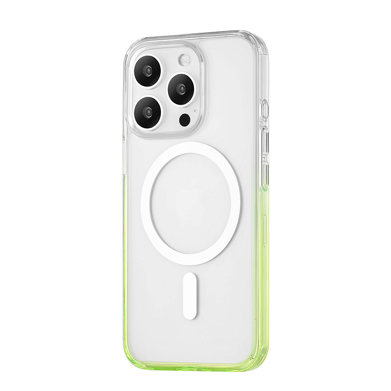 Чехол защитный uBear Fusion Mag Case для iPhone 16 Pro Max, лайм